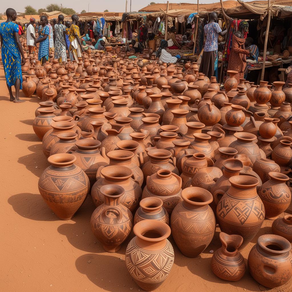 Handgefertigte Töpferwaren